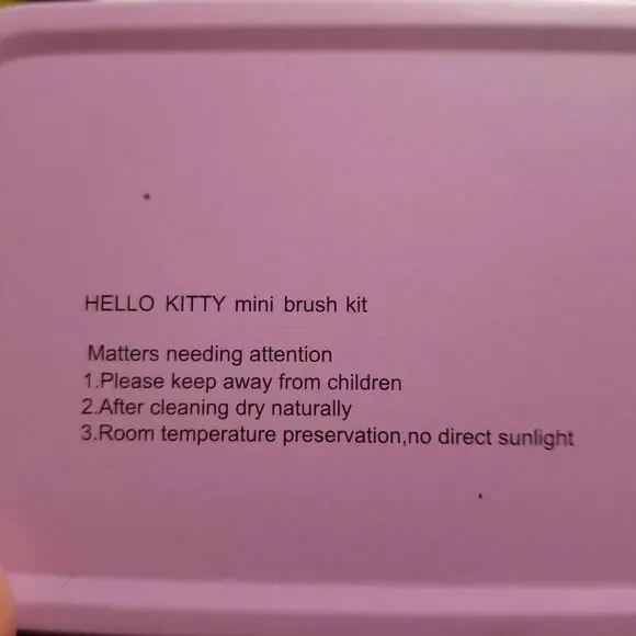 Hello Kitty Makeup Brushes Fashion Anime Sanrio Y2k Accessories Beauty Tools - Picture 6 of 7